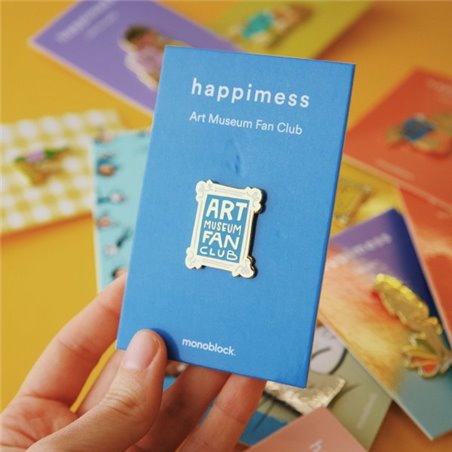 Pin Happimess Art Museum Fan Club - (AZUL)