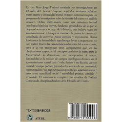 Libro. TEATRO-MATRIZ, TEATRO LIMINAL. Jorge Dubatti