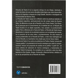 Libro. FILOSOFÍA DEL TEATRO ll. Cuerpo poético y función ontológica