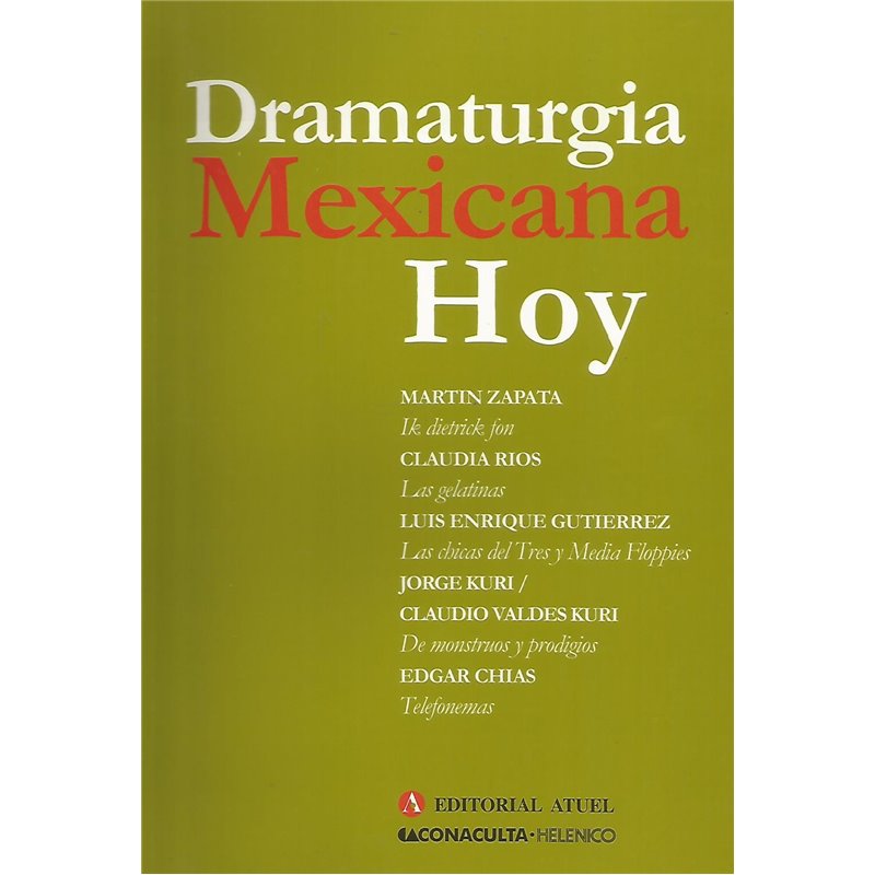 Libro. DRAMATURGIA MEXICANA HOY