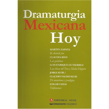 Libro. DRAMATURGIA MEXICANA HOY