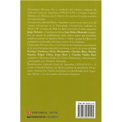 Libro. DRAMATURGIA MEXICANA HOY