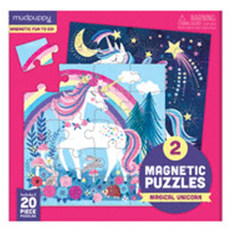 Rompecabezas magnético.  Magical Unicorn Magnetic Puzzle