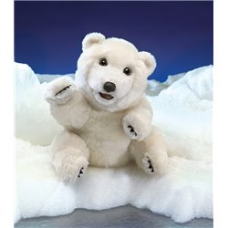Títere. OSO POLAR SENTADO