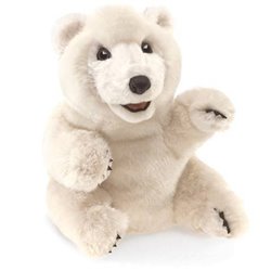 Títere. OSO POLAR SENTADO