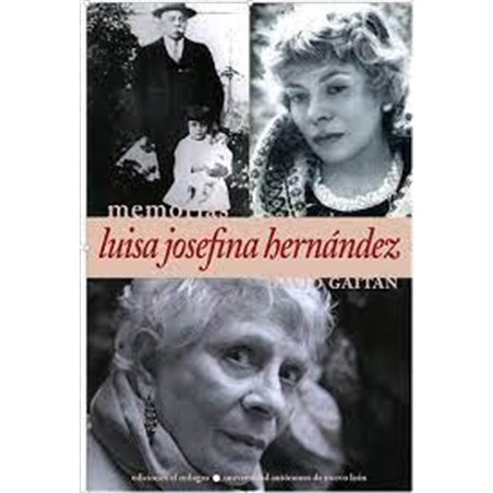 Libro. LUISA JOSEFINA HERNÁNDEZ. MEMORIAS