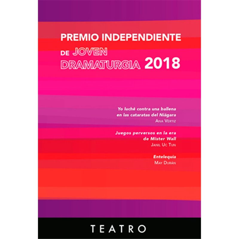 Libro. Premio Independiente de Joven Dramaturgia 2018
