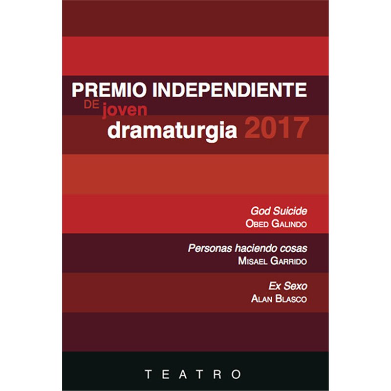 Libro. Premio Independiente de Joven Dramaturgia 2017