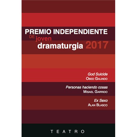 Libro. Premio Independiente de Joven Dramaturgia 2017