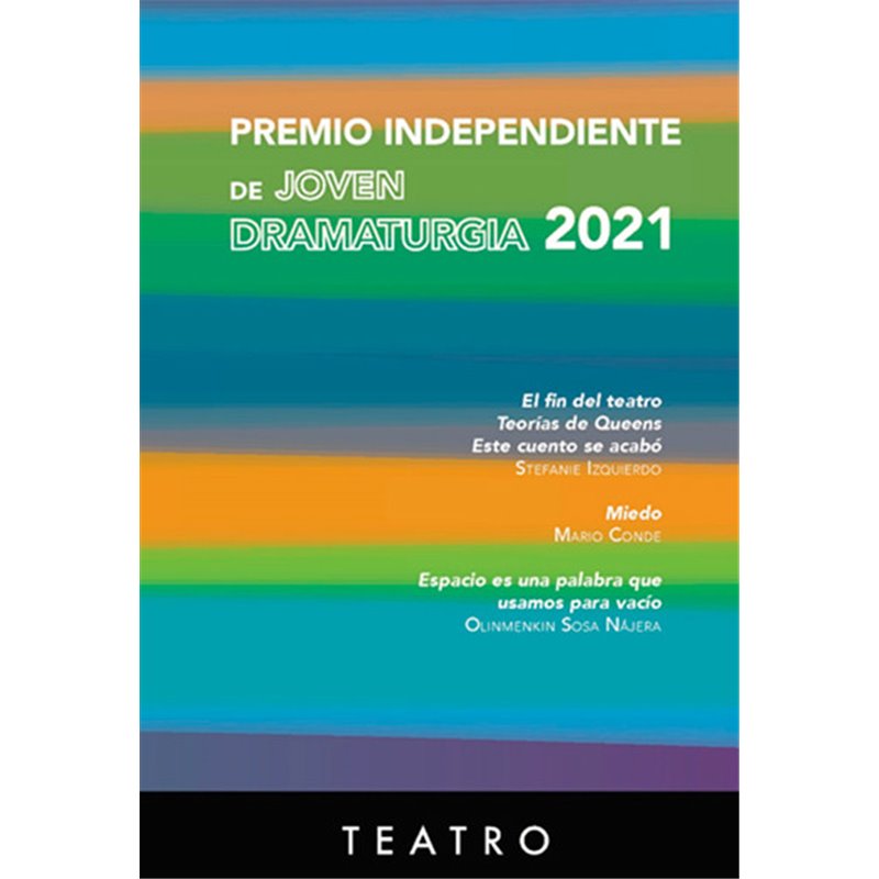 Libro. Premio Independiente de Joven Dramaturgia 2020