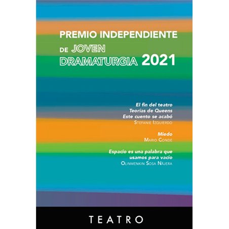 Libro. Premio Independiente de Joven Dramaturgia 2020