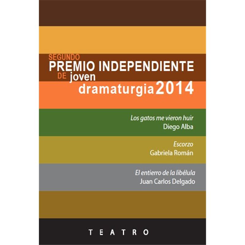 Libro. Premio Independiente de Joven Dramaturgia 2014
