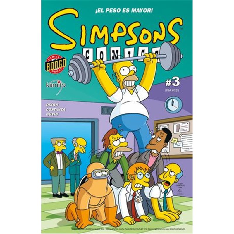 Cómic. SIMPSONS CÓMICS 3