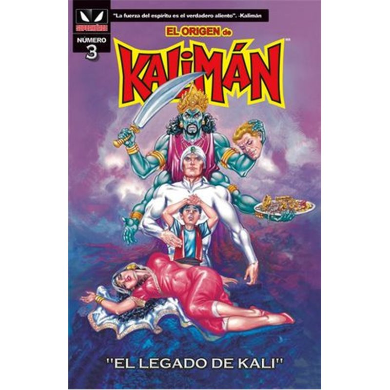 Cómic. El origen de Kalimán. "El legado de Kali" 3