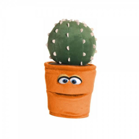 Títere. MACETA CON CACTUS