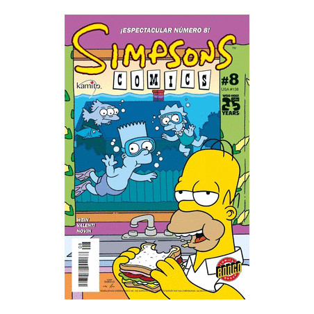 Cómic. SIMPSONS COMICS No. 8