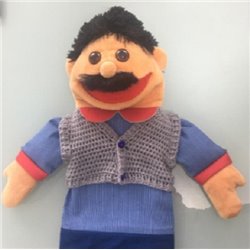 Títere de medio cuerpo. PAPÁ