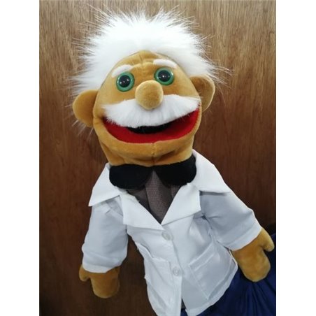 Títere de medio cuerpo. CIENTÍFICO EINSTEIN