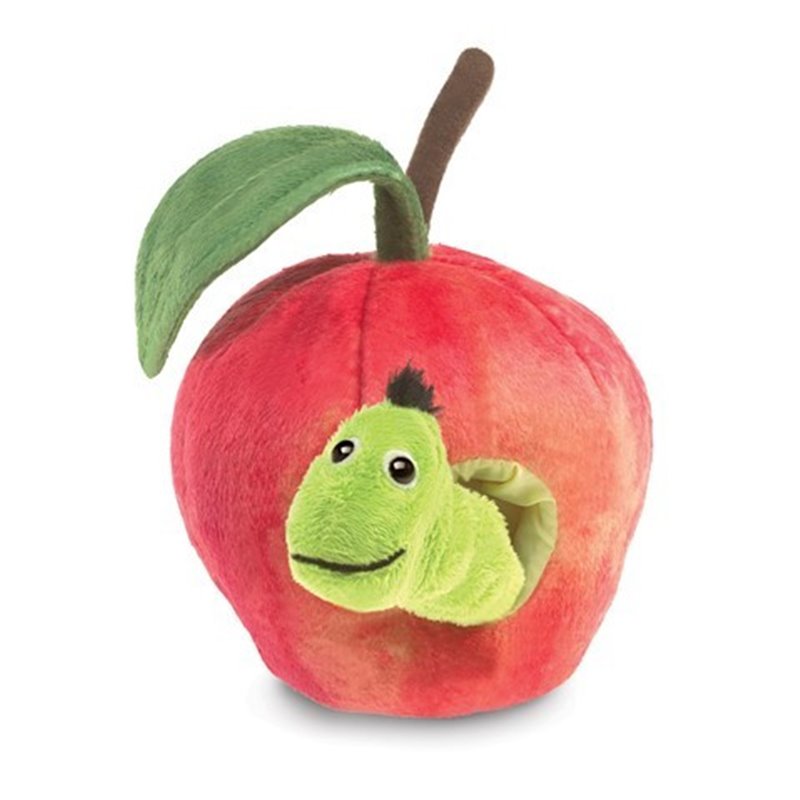 Títere. GUSANO EN MANZANA