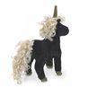 Títere de dedo. UNICORNIO NEGRO