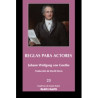 Cuadernillo. REGLAS PARA ACTORES. Goethe