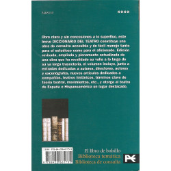 Libro. DICCIONARIO DEL TEATRO