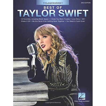Partituras. BEST OF TAYLOR SWIFT