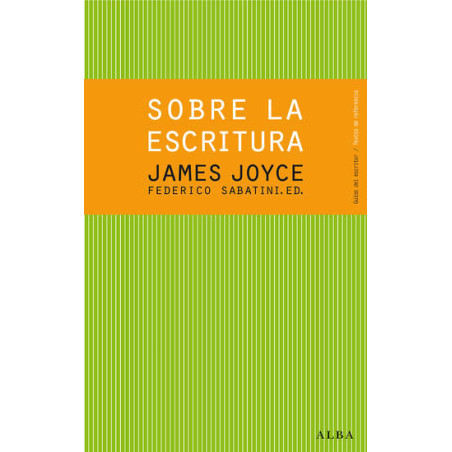 Libro. SOBRE LA ESCRITURA - JAMES JOYCE
