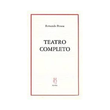 Libro. TEATRO COMPLETO - FERNANDO PESSOA