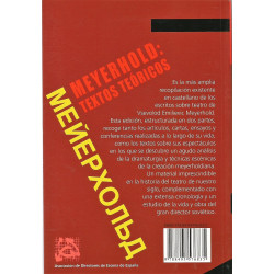 Libro. MEYERHOLD: TEXTOS TEÓRICOS