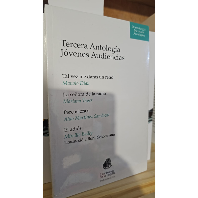 Libro. TERCERA ANTOLOGÍA JÓVENES AUDIENCIAS
