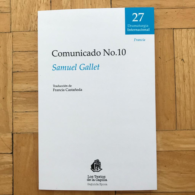 Libro. COMUNICADO NO. 10. SAMUEL GALLET