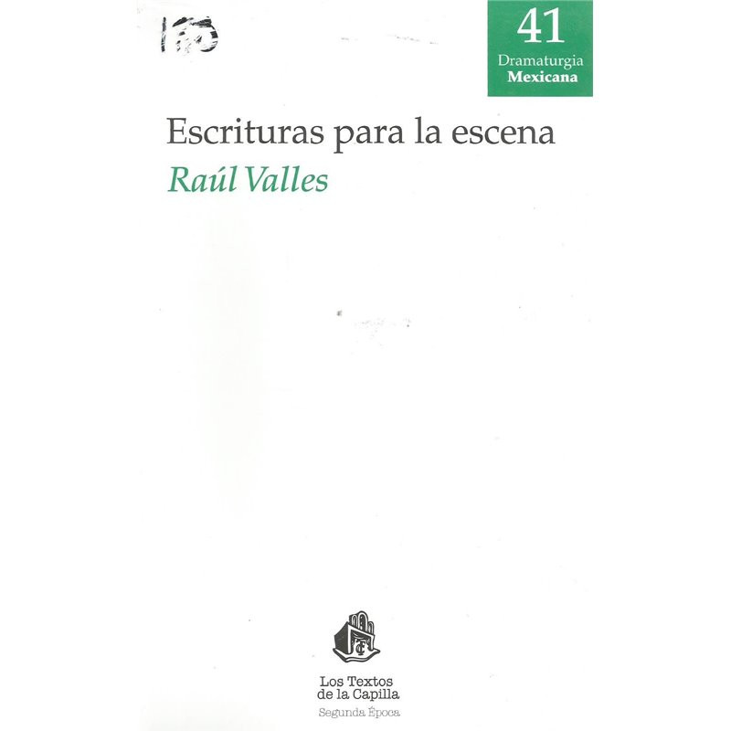Libro. ESCRITURA PARA LA ESCENA