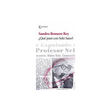 Libro. ¿QUÉ PASÓ CON SEKI SANO?