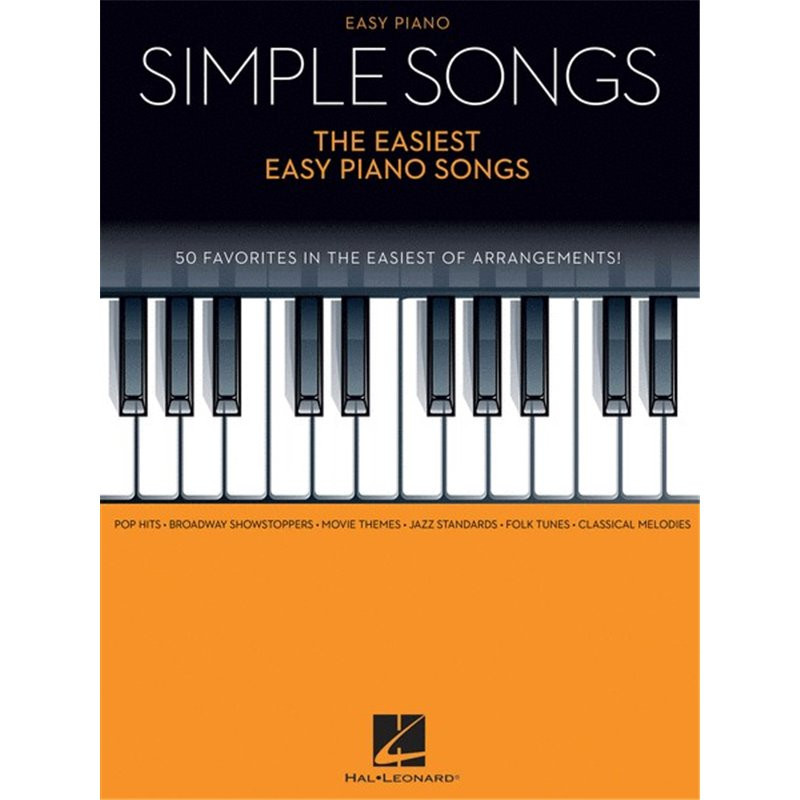 Partitura. SIMPLE SONGS - THE EASIEST EASY PIANO SONGS