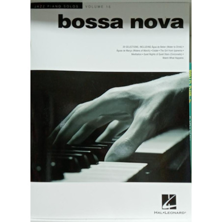 Partitura. BOSSA NOVA- JAZZ PIANO SOLOS- VOLUME 15