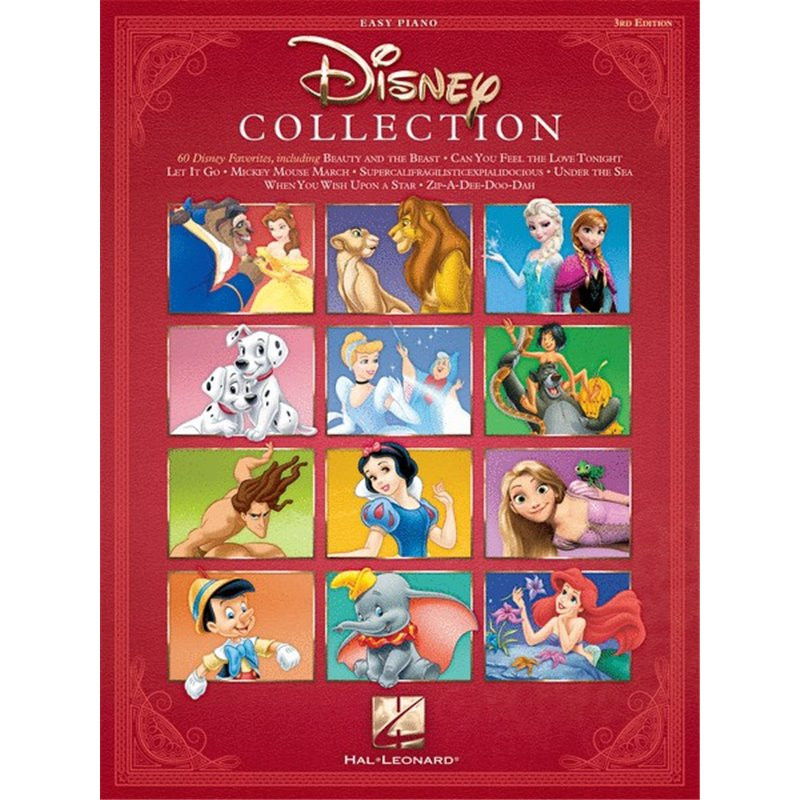 Partitura. THE DISNEY COLLECTION - 3DR EDITION EASY PIANO
