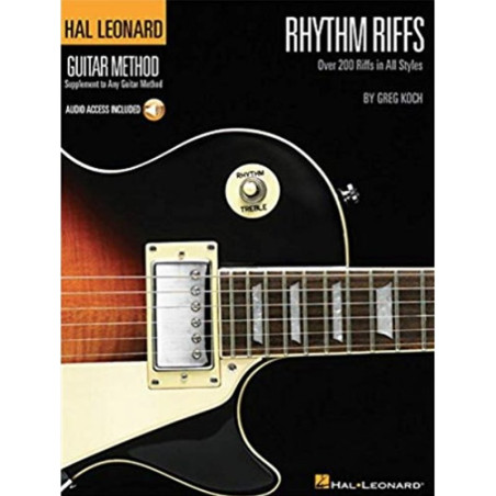 Libro. RYTHM RIFFS - OVER 200 RIFFS IN ALL STYLES