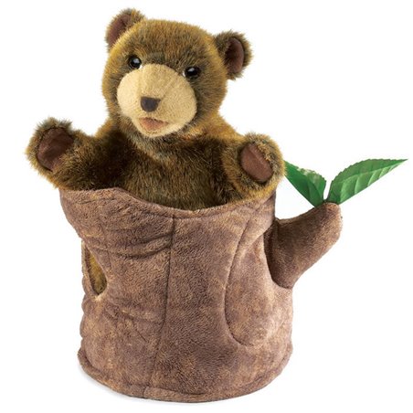 Títere. OSO EN EL TRONCO