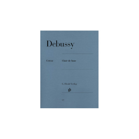 Partitura. DEBUSSY. CLAIR DE LUNE - PIANO SOLO