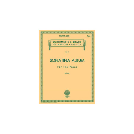 Partitura. SONATINA ALBUM - SCHIRMER LIBRARY OF CLASSICS VOLUME 51