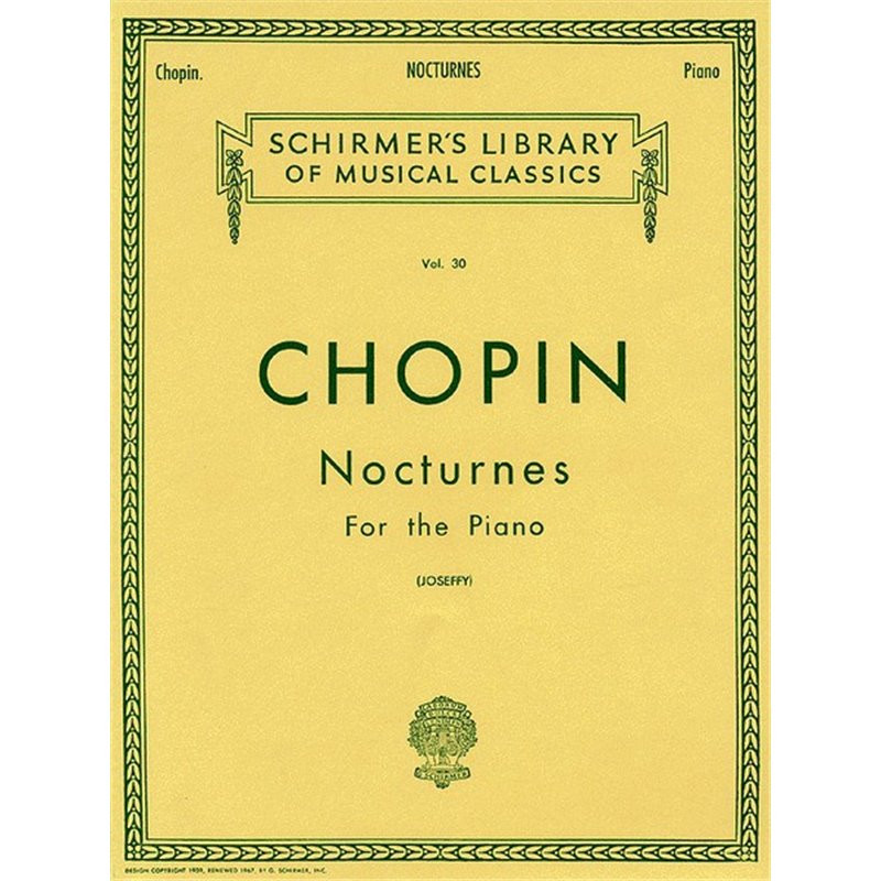 Partitura. CHOPIN - NOCTURNES FOR THE PIANO