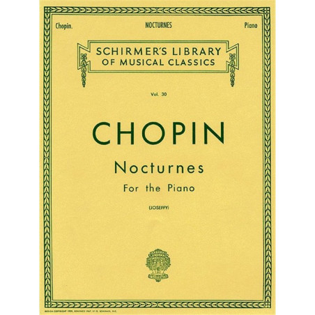 Partitura. CHOPIN - NOCTURNES FOR THE PIANO