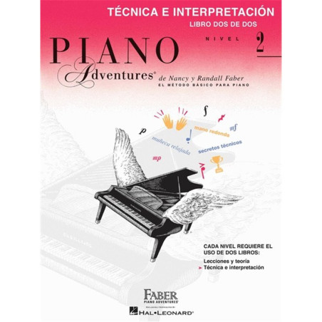 Libro. PIANO ADVENTURES. NIVEL 2. TÉCNICA E INTERPRETACIÓN