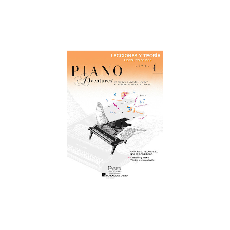 Libro. PIANO ADVENTURES. NIVEL 4. LECCIONES Y TEORÍA