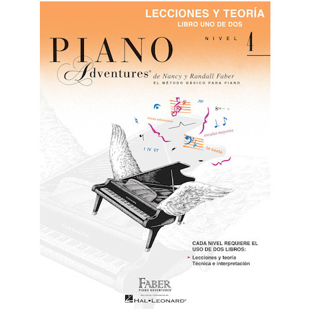Libro. PIANO ADVENTURES. NIVEL 4. LECCIONES Y TEORÍA