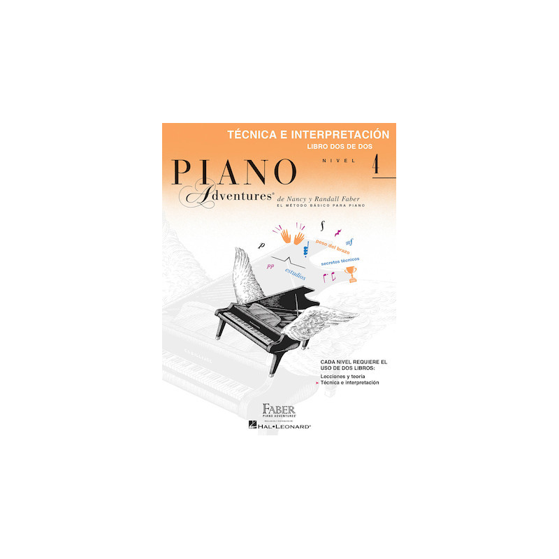 Libro. PIANO ADVENTURES. NIVEL 4. TÉCNICA E INTERPRETACIÓN