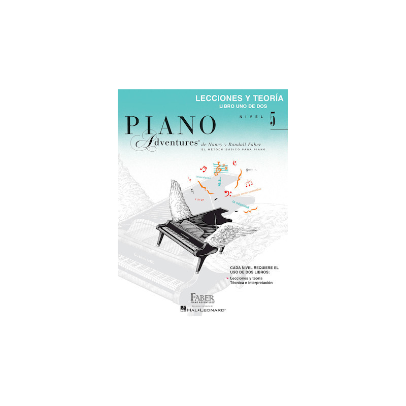 Libro. PIANO ADVENTURES. NIVEL 5. LECCIONES Y TEORÍA