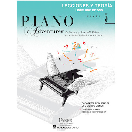 Libro. PIANO ADVENTURES. NIVEL 5. LECCIONES Y TEORÍA