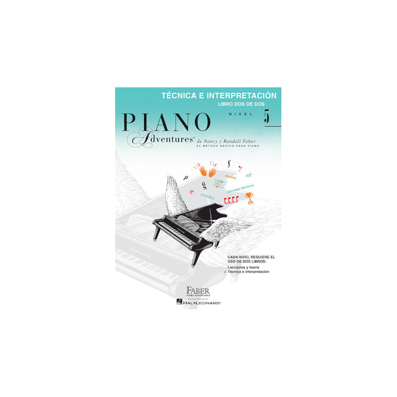 Libro. PIANO ADVENTURES. NIVEL 5. TÉCNICA E INTERPRETACIÓN